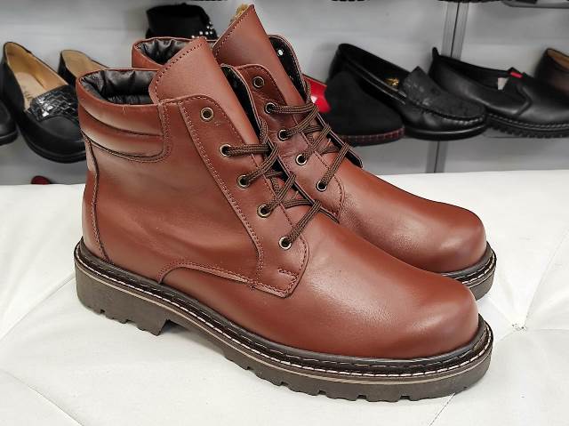 Bocanci barbati piele maro Rodyn2 biashoes.ro imagine reduceri